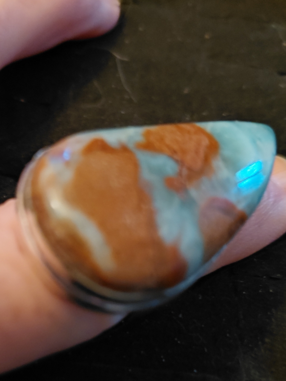 Sundance Sterling Silver "TEAR DROP" Turquoise Ring SIZE 5 3/4